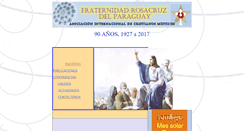 Desktop Screenshot of frarosacruzpy.org